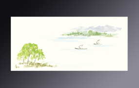 箸置きミニマット 海風白帆